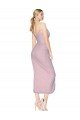 Short Knee Length Chiffon Wrap Cocktail Prom Dress / Homecoming Dress with Straps