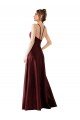 Sleek Satin Prom Dress with Pockets