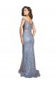 Off the Shoulder Sweetheart Neckline Sequin Prom Dress with Thigh High Slit