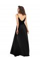 High Low V-Neckline Silky Satin Tulip Prom Dress with Wrap Skirt