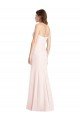 Strapless Crepe Trumpet Prom Dress with Front Slit