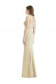 Criss Cross Twist Cutout Back Trumpet Prom Dress