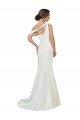 One Shoulder Crepe Prom Dress with Draped Off the Shoulder Strap