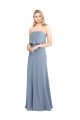 High Neck Sheath Sleeveless Stretch Crepe Prom Dress