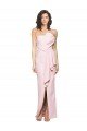Strapless Long Full Length Ruffles Low Back Crepe Prom Dress