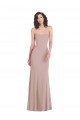Strapless Princess Line Crepe Mermaid Prom Dress
