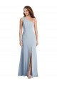 Bold One Shoulder Trumpet Maxi Crepe Prom Dress